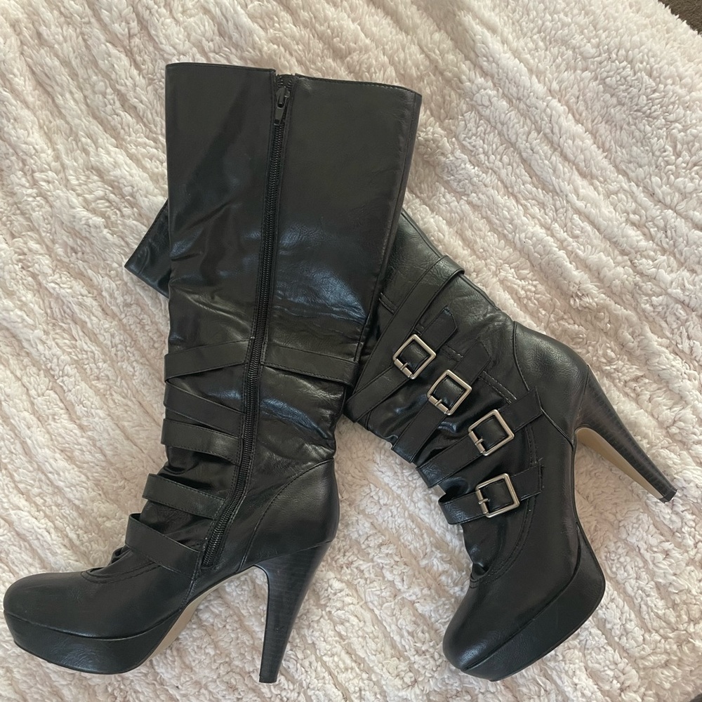 Black boots
